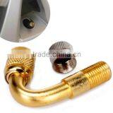 1-3/8" Chrome Metal Tire Valve Extension 45 Degree Universal Fit--Good Quality thumbnail-1