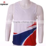 Comfortable compression sublimation Summer style vest gyms fitness sports