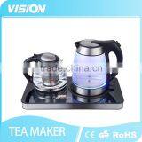 8993T-G1 Electric Tempered Glass Tea Maker Set With Glass Kettle thumbnail-1