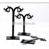 2015 Black Acrylic Earring Tree Shaped Jewelry Display Stand Holder thumbnail-2