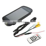 7 Inch TFT LCD Car Mirror MP5 Car Reverse Rearview Touch Screen Monitor for SD USB FM For DVD TV Parking Camera New
