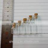 Wholesale 0.5ml/1ml/1.5ml/2ml/3ml Small Glass Bottle Vial With Cork thumbnail-1