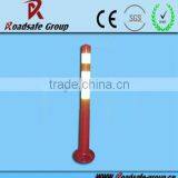 RSG Flexible Delineator Post , Road Sign Reflective PU Spring Post/guid Post
