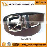 Fashion Wholesale Jeans Simple High Grade Soft Leather Belts Brown
