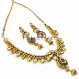 Indian Polki Style Necklace Sets thumbnail-5