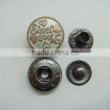 15mm Embossed Cute Washable Snap Button thumbnail-3