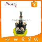 XLPE insulation PVC coated fire resistance underground mining cable