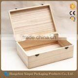 Factory Price Empty Raw Wood Gift Box