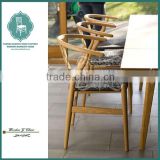 Home furniture wood wishbone chair