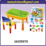 colorful plastic beach chair toys plastic beach desk for happy