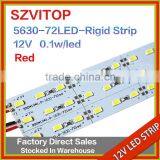 SV SV Dc 12V LED STRIP Super Bright 5630 72LEDs Rigid Strip Light Red Non-waterproof 12mm Width PCB thumbnail-1