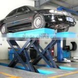 The stainless machine small platform shear type plate scissor hydraulic electrical elevator for auto repair