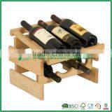 Stylish Bamboo Red Wine Storage Shelf Wine Bottle Holder thumbnail-1