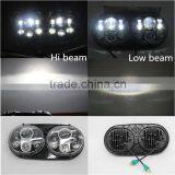 Harley Accessory - LED Dual Road Glide Motorcycle Headlight 45w*2, Harley Motorcycle Parts 12v DOT Approved Supplier's Choice thumbnail-6