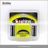 Soshine RCR123 16340 700mAh 3.7v Lithium Ion Battery High Quality 3.7v Lithium Ion Battery Protected 16340 700mah Battery