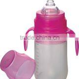 BPA Free Feeding Silicone Baby Bottle thumbnail-3
