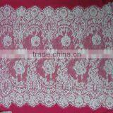 Beaded Chantilly Nylon French Border Lace Trimming