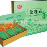 Square Paper Tea Box Packaging With Logo UV
