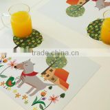 Eco-Friendly high quality good sale customized beaded table mat