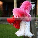 tissue bell honeycomb ball for decorate outside of the house birthday party