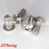 M2 - M10 a2 - 70 304 stainless steel 304ss pan head torx security screw with pin