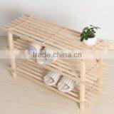 Natural Chinese Fir Wood Made Shoe Cabinet,cheap Wholesale Display Shoe Racks thumbnail-2