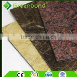 Greenbond hundreds different kind marble color acp in foshan
