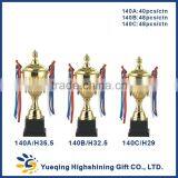 Metal Gold Base Three Sizes Students Matches Awards 136ABC Small Trophies Gold Trophy Cup thumbnail-5
