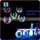 Christmas Gift Promotional Party Event Gifts Party Decoration Led Light Coaster,led Bottle Sticker