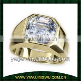 2014 gold ring design for men,gold cz stone men ring(JW-G11701)