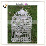 Eco-friendly Resonable Price Hanging White Iron Bird Cage for Decoration thumbnail-4