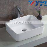 Sanitary Ware Ceramic Basin Bathroom Square Art Basin White Wash Basin B006 thumbnail-2