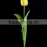 61 cm PVC Real Touch Tulip Spray With 3 Leaves Artificial Flower thumbnail-5