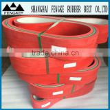 Red Rubber Coating Flat Belts(2850x100x15)