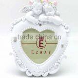 Promotional Round, Square and Heart Shape White Angel Picture Frame Wholesale thumbnail-4