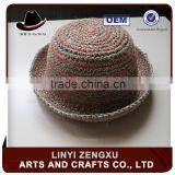 New Arrival Handmade Crocheted Straw Hat thumbnail-3