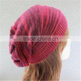 Colorful Slouch Solid Color Crochet Beanies Knitted Hat for Lovely Girls thumbnail-6