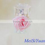 Satin Ribbon Red Ribbon Rose Flowers for Headbands Satin Ribbon Handmade Flowers Make Satin Ribbon Flowers thumbnail-3