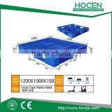 1600*1600 Plastic Pallet With 9 Feet, Single Faced Hygienic Plastic Pallet thumbnail-4