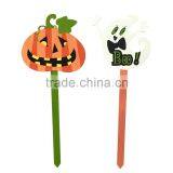 Wooden Halloween Yard Pumpkin Stake ,halloween's Garden Wooden Stake Decoration thumbnail-1
