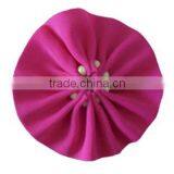 Fashional Handmade Lycra Flower With Wooden Beads thumbnail-1