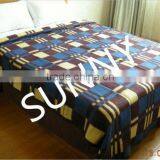 Latest Fashion Supreme Quality Polar Fleece Check Blanket thumbnail-1