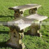 Professional Outdoor Stone Animal Bench With Low Price
