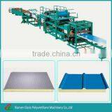 Corrugated Iron Roofing Sheet Continuous PU Sandwich Panel Making Machine/PU Sandwich Panel Machinery