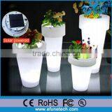 New 2017 Remote Control RGB Color Changing Decorating Solar Powered Led Garden Vases