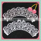 Party Decoration Laser Cut Cupcake Wrappers Factory Supplier
