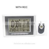 Digital RCC weather station Wifi desktop clock, Wireless RCC weather station clock with weather forecast
