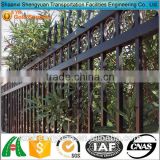 High quality garden wrought iron fences/wrought iron garden border fence/border fence for sale