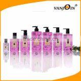 Square Flat Transparent Liquid Soap Lotion Bottle