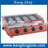 4 Small Head Gas Barbecue Grill Machine for Commercial Use thumbnail-3